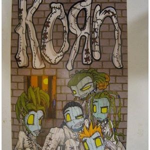 *SOLD* VTG KORN Aslyum Album Music Poster 1999